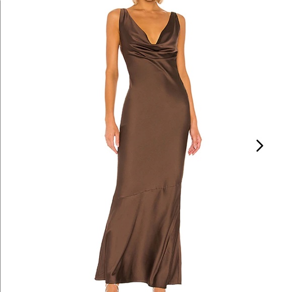 Lovers + Friends Dresses & Skirts - Elsie Gown by Lovers & Friends in Chocolate Brown